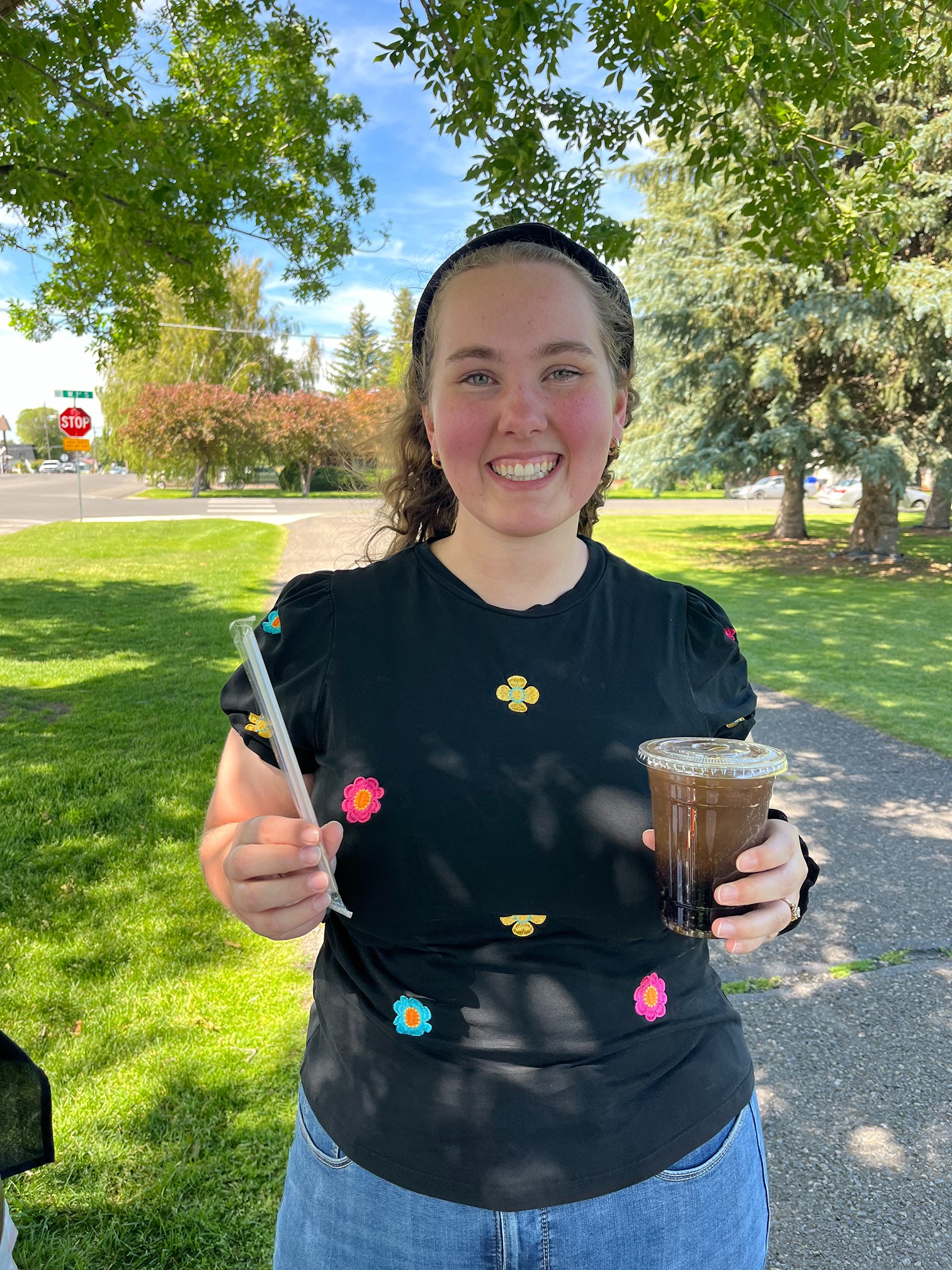 Customer with a DRTY Soda